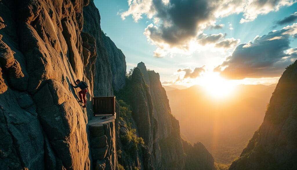 climbing challenges in Meteora